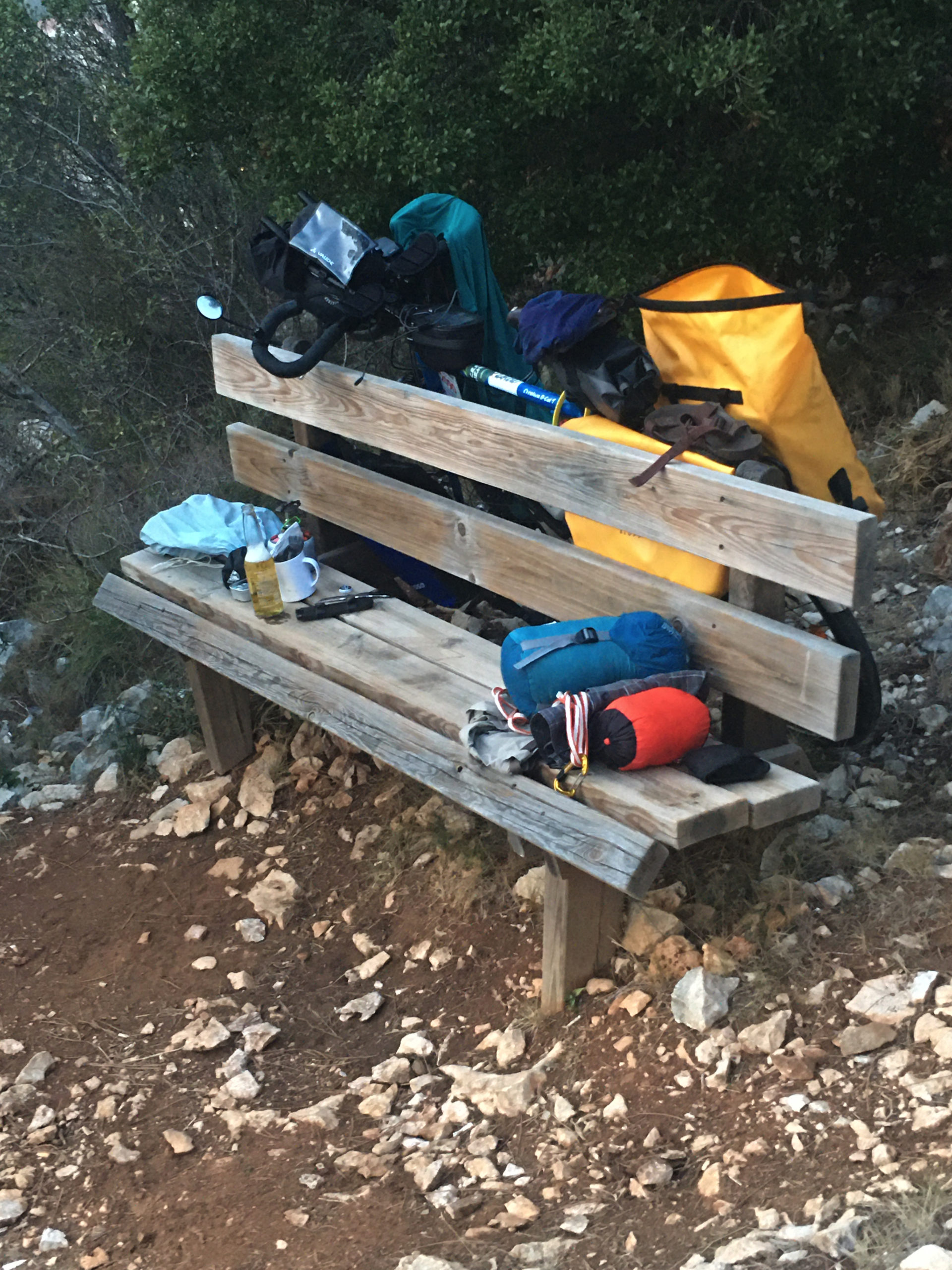 Dans le parc du Trophée 